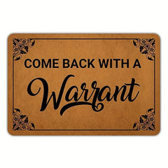 Non Slip Welcome Mat Indoor Outdoor Funny Farmhouse Front Door Decor