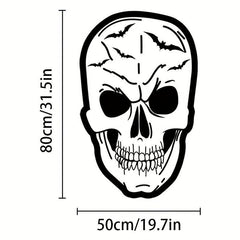 Halloween Skull Decorative Coffin Rug Bedside Carpet Living Room Floor Mat