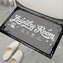 Farmhouse Laundry Room Rug Runner Non Slip Kitchen Rugs And Mats