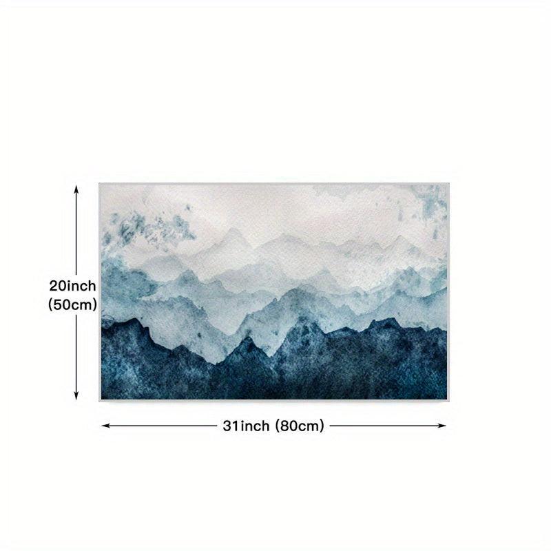 Modern Abstract Kitchen Mat Anti Fatigue Balcon Carpet