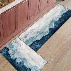 Modern Abstract Kitchen Mat Anti Fatigue Balcon Carpet