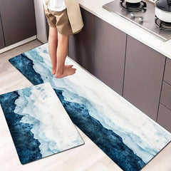 Modern Abstract Kitchen Mat Anti Fatigue Balcon Carpet