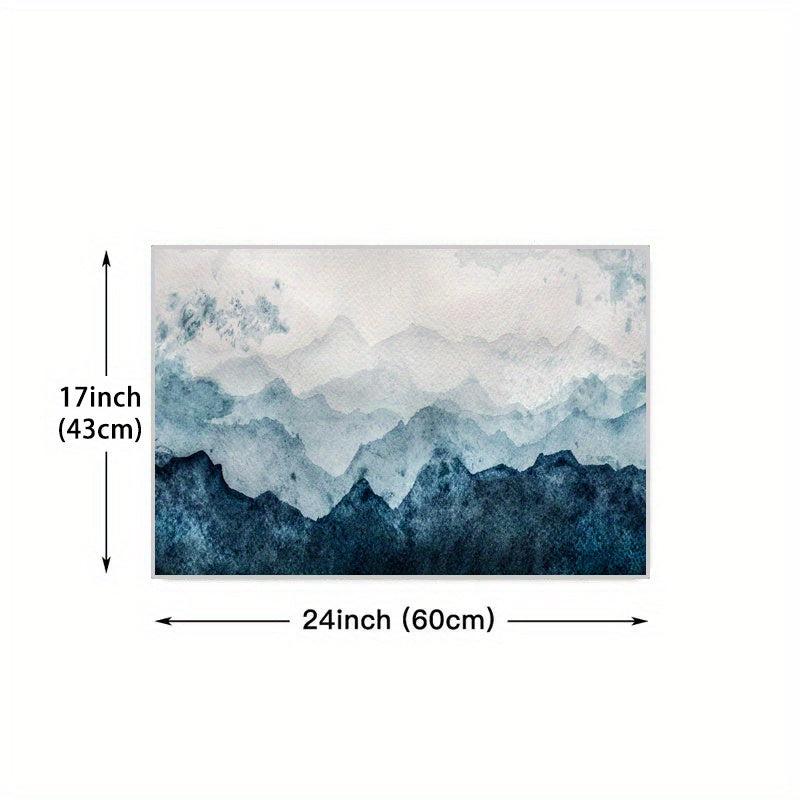 Modern Abstract Kitchen Mat Anti Fatigue Balcon Carpet