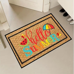 Durable Welcome Doormat Indoor Outdoor Entrance Mat