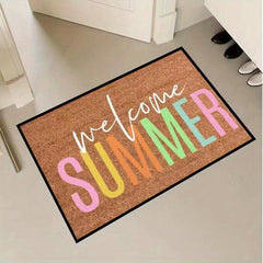 Durable Welcome Doormat Indoor Outdoor Entrance Mat