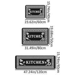 Anti-fatigue Kitchen Mat Non-slip Polyester Carpet