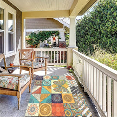 Boho Butterfly Kitchen Rug Soft Cushioned Anti Fatigue