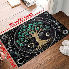 Secret Tree Washable Waterproof Rug for Living Room Bedroom Garden