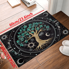 Secret Tree Washable Waterproof Rug for Living Room Bedroom Garden