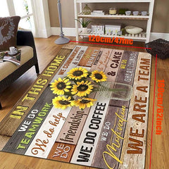 Sunflower Kitchen Mat Non slip Carpet Indoor Outdoor Floor Mat