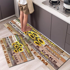 Sunflower Kitchen Mat Non slip Carpet Indoor Outdoor Floor Mat