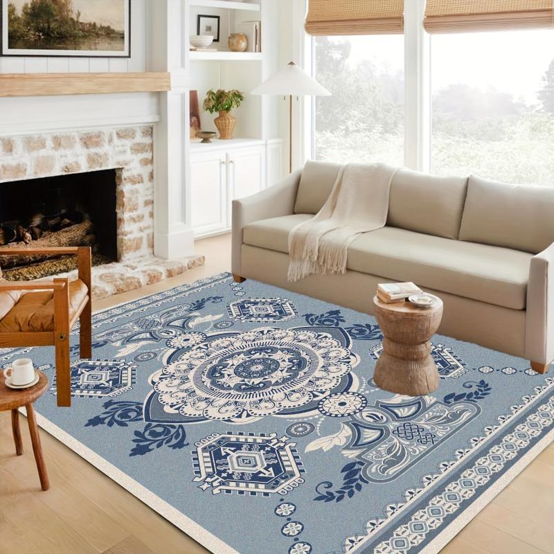 Boho Vintage Kitchen Rug Soft Faux Sheepskin Floor Mat Non Slip TPR Backing