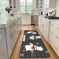 Cartoon Chef Floor Mat Anti-Fatigue Kitchen Rug