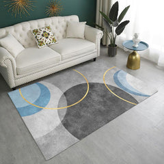 Nordic Geometric Shaggy Floor Carpet Home Decor Area Rugs