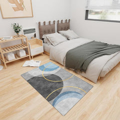 Nordic Geometric Shaggy Floor Carpet Home Decor Area Rugs