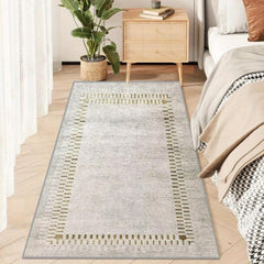 Soft Fluffy Faux Wool Area Rug for Bedroom Living Room
