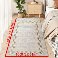 Soft Fluffy Faux Wool Area Rug for Bedroom Living Room