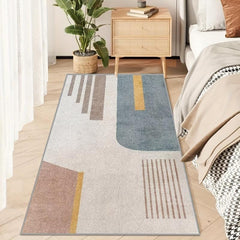 Soft Fluffy Faux Wool Area Rug for Bedroom Living Room