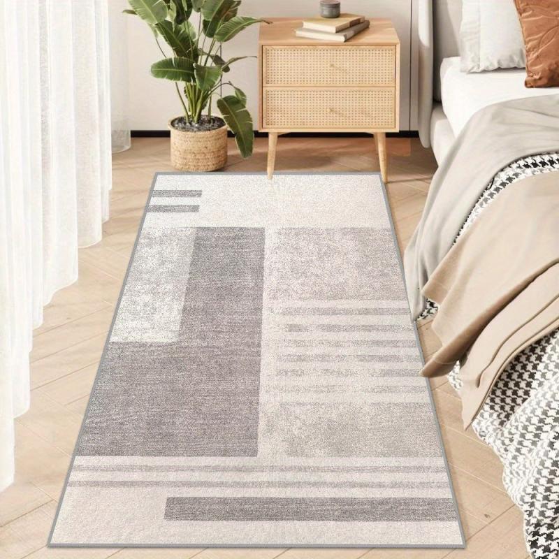 Soft Fluffy Faux Wool Area Rug for Bedroom Living Room