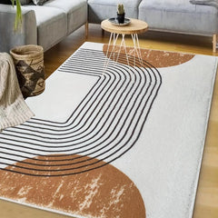 Soft Cashmere Living Room Carpet with TPR Base