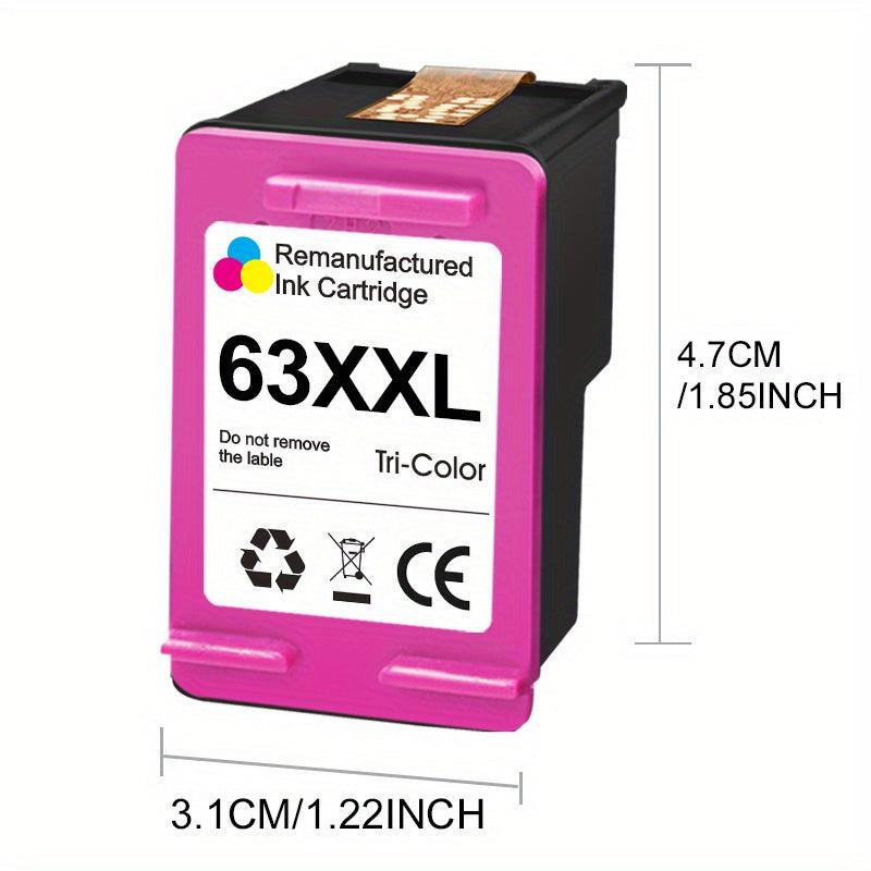 Remanufactured HP 63XL High Yield Ink Cartridge for OfficeJet Envy D