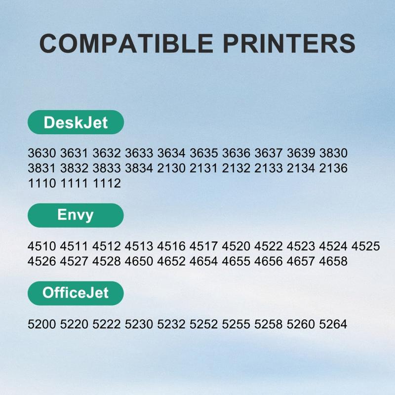 Remanufactured HP 63XL High Yield Ink Cartridge for OfficeJet Envy D