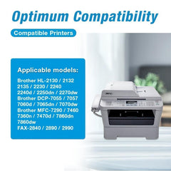 Brother TN450 TN420 High Yield Toner Cartridge Replacement