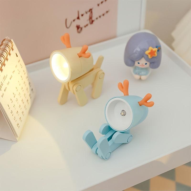 Small Deer Desktop Decoration Night Light Table Lamp
