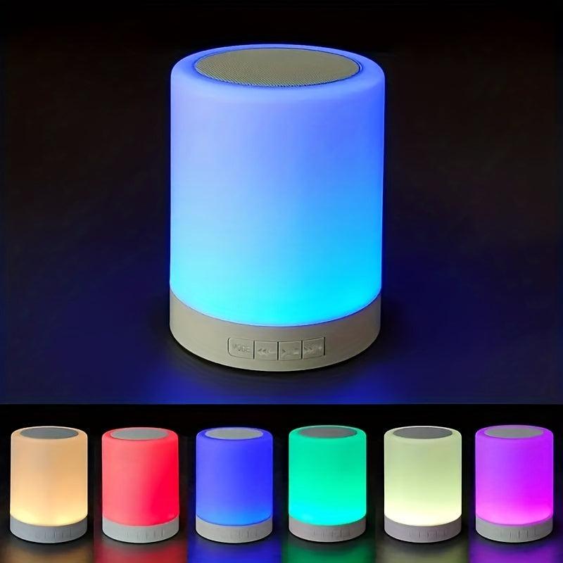 Night Light Speaker Wireless Portable Smart Touch Control Bedside Table Lamp