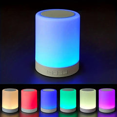 Night Light Speaker Wireless Portable Smart Touch Control Bedside Table Lamp