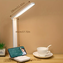 Eye Protection Desk Lamp Three Gear Dimming USB Reading Lamp