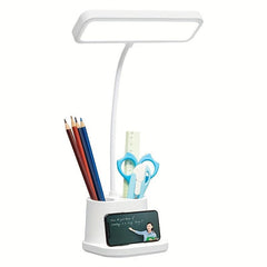 Rechargeable LED Desk Lamp Touch Control Dimmable 3 Modes Pen Holder Night Light