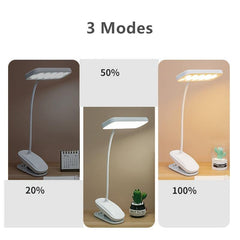 Rechargeable LED Desk Lamp For Study & Reading