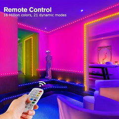 RGB 2835 LED Strip Light with 44 Key Controller