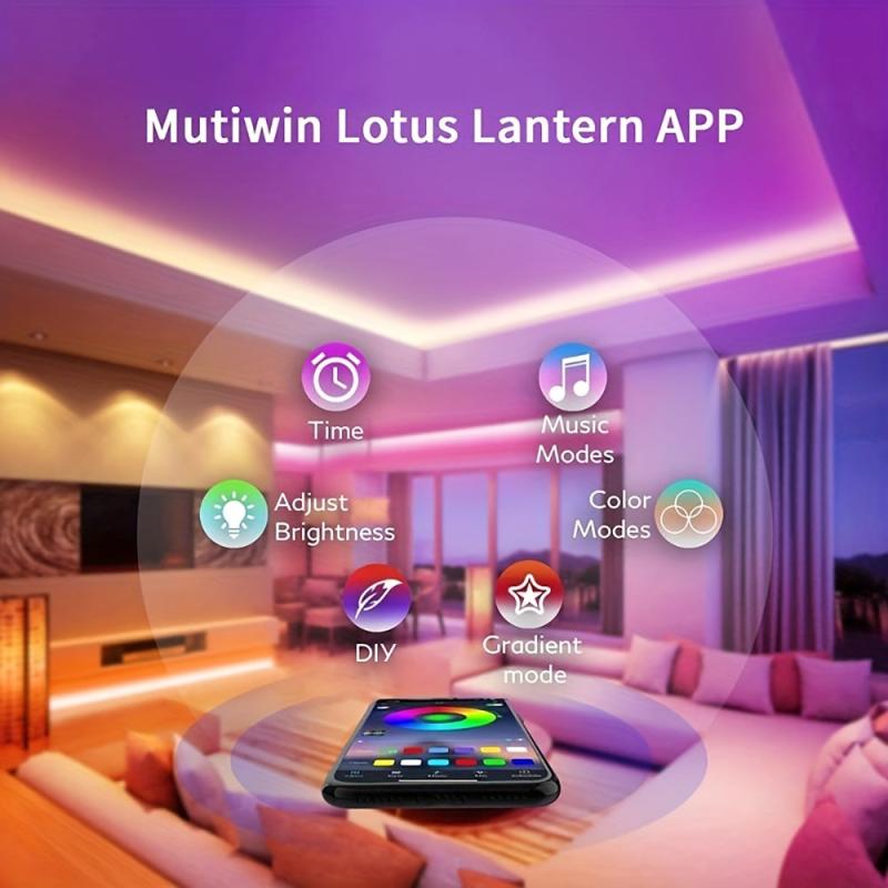 RGB 2835 LED Strip Light with 44 Key Controller