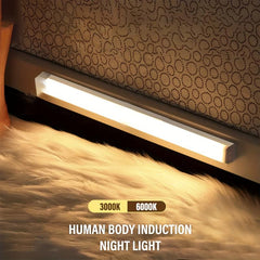 LED Motion Sensor Light Rechargeable Night Lamp