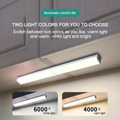 LED Motion Sensor Light Rechargeable Night Lamp