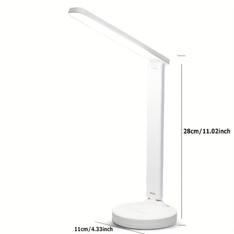 LED Desk Lamp Touch Control 3 Modes Foldable Table Lamp Eye Caring Reading Light