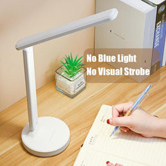 LED Desk Lamp Touch Control 3 Modes Foldable Table Lamp Eye Caring Reading Light