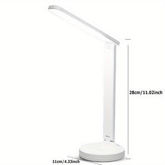 LED Desk Lamp Touch Control 3 Modes Foldable Table Lamp Eye Caring Reading Light