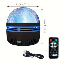 RGB LED Starry Projection Light with Aurora & Water Ripple Effects