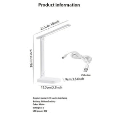Adjustable LED Stand Light Eye Protection USB Charging