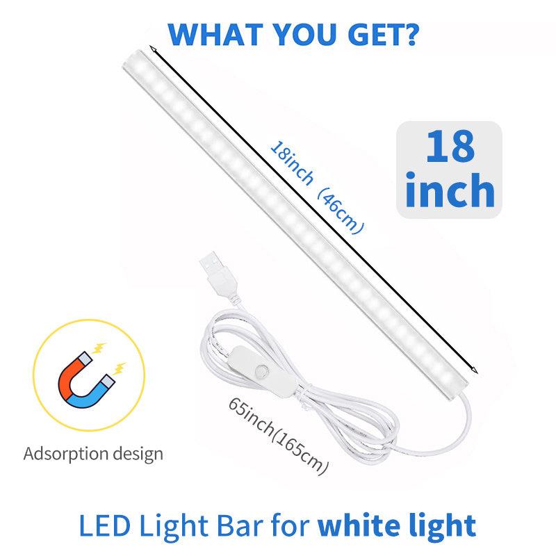 1pc Under Cabinet Light 30 45 Plug In LED Closet Light