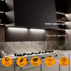 1pc Under Cabinet Light 30 45 Plug In LED Closet Light