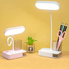 LED Student Reading Desk Lamp with Pen Holder