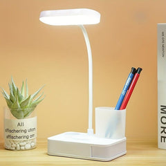 LED Student Reading Desk Lamp with Pen Holder
