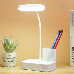 LED Student Reading Desk Lamp with Pen Holder