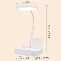 LED Student Reading Desk Lamp with Pen Holder
