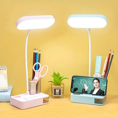 LED Student Reading Desk Lamp with Pen Holder