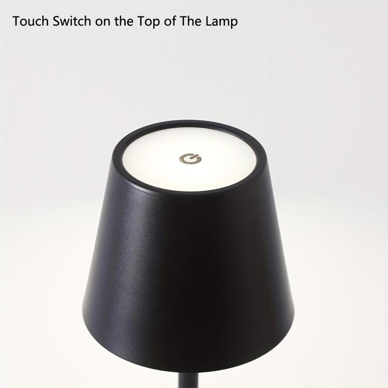 Vintage LED Desk Lamp Touch Sensor USB Rechargeable Night Light